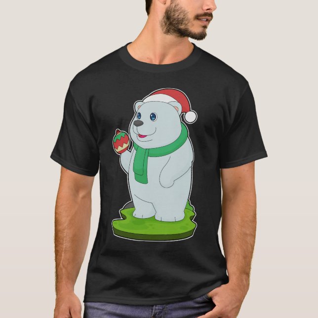 Polar med julklapp t shirt (Framsida)