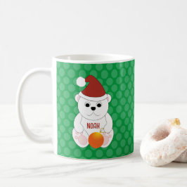 Polar med jultomten Personalize Kaffemugg