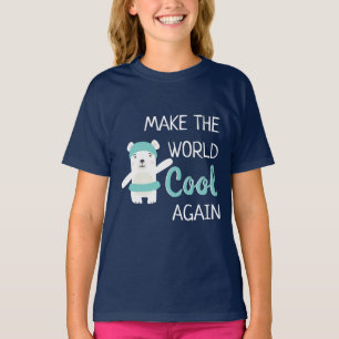 Polar med klimatförändringen i simma ring t shirt