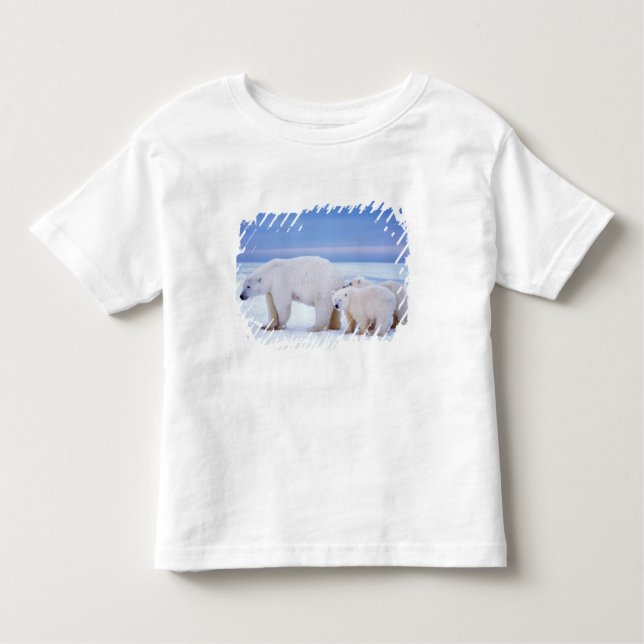 Polar med strö med unge t shirt (Framsida)
