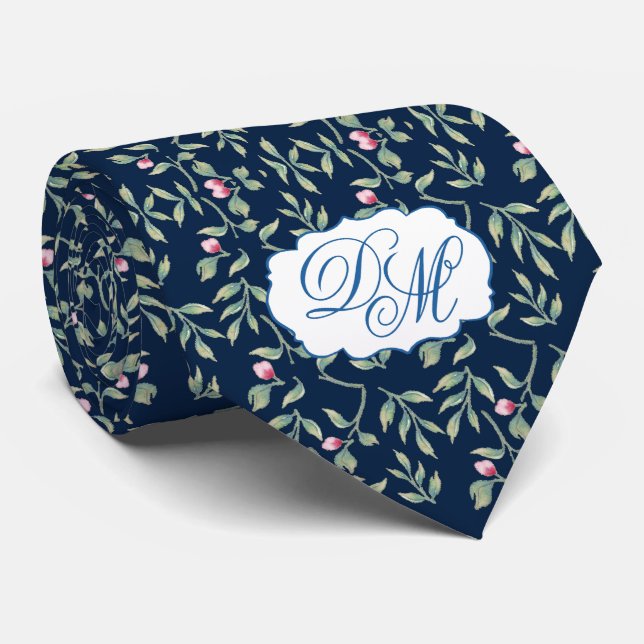 Polar Nattblå Bröllop Keepsak Neck Tie Slips (Rullad)