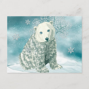 Polar North Alaska Polar Bear Vykort