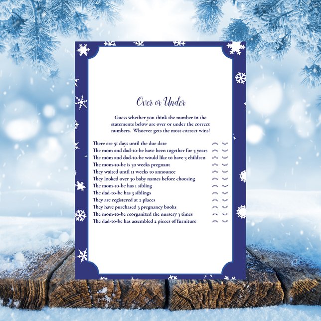 Polar över eller under babyvisningsspel (Skapare uppladdad)