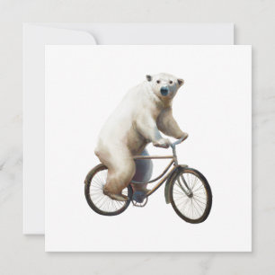 Polar på cykel