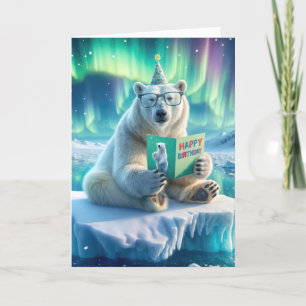 Polar på ett isberg kort