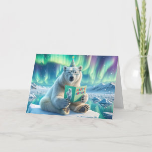 Polar på ett isberg kort