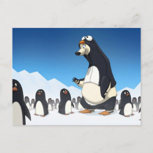 Polar Penguin-vykort Vykort