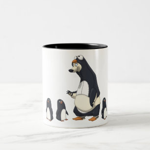 Polar pingvinmugg Två-Tonad mugg