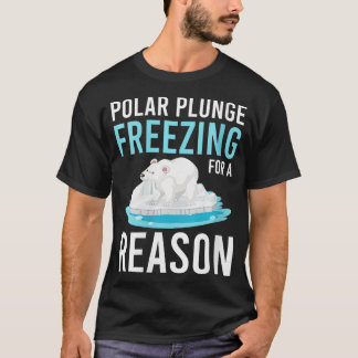 Polar Plunge Freeing för en säkring VNeck T Shirt