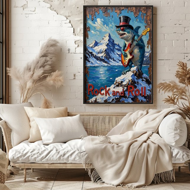 Polar Punk: Guitar Shark Poster (Skapare uppladdad)