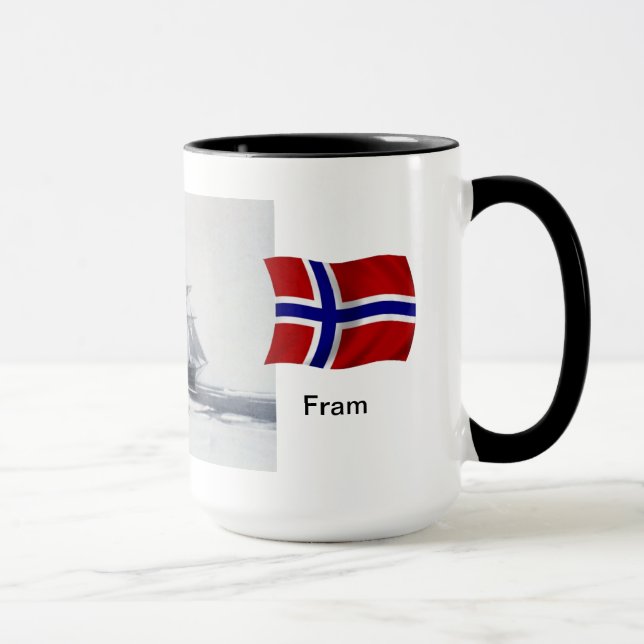 Polar region "Fram" i isen Mugg (Höger)