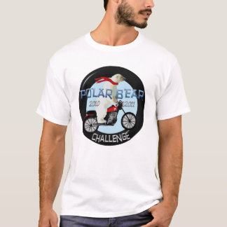 Polar skjorta för björnutmaningmotorcykel tee shirt