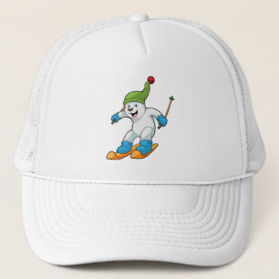 Polar som Skier med Ski & Bobble hat Keps