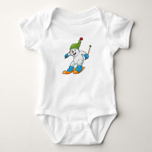 Polar som Skier med Ski & Bobble hat T Shirt