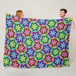 Polar täcker Jimette designmultifärgad Fleecefilt