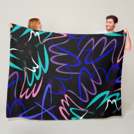 Polar täcker turkos för blått för Jimette Fleecefilt