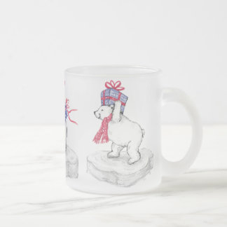 Polar uthärdar den frostade muggen! frostad glasmugg