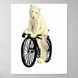 Polar vid klippning av en säck, ett fruktbjörn poster