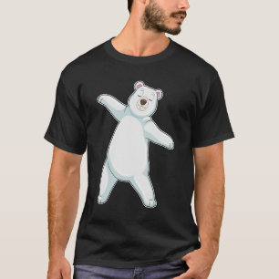 Polar vid Yoga Fitness i stående T Shirt