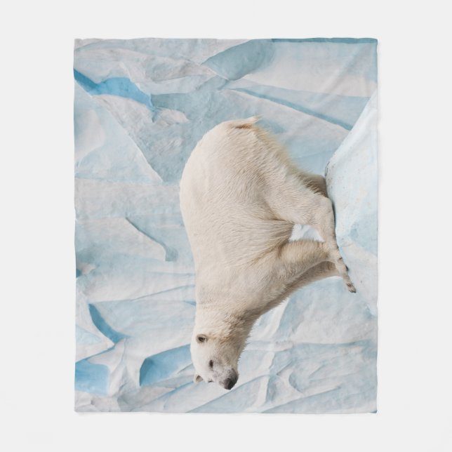 Polar: Zoo Habitat Glimpse Fleecefilt (Framsidan)