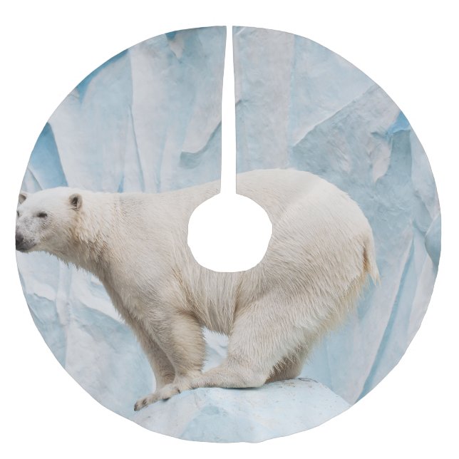 Polar: Zoo Habitat Glimpse Julgransmatta Borstad Polyester (Framsidan)