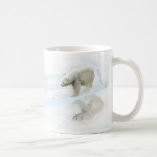 Polara björnar går till frihet kaffemugg