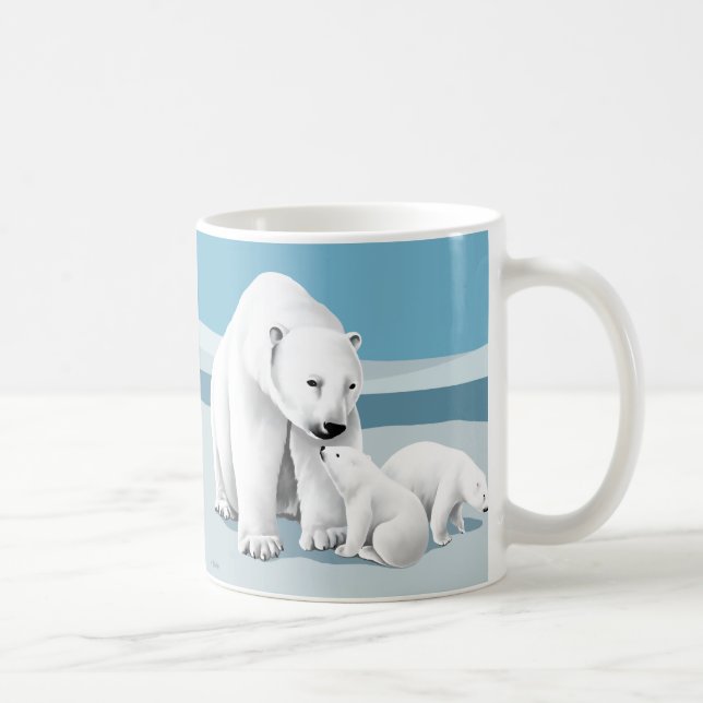 Polara björnmuggar kaffemugg (Höger)