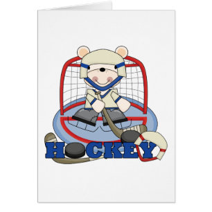 Polara Tshirts och gåvor för björnhockeyGoalie Hälsningskort