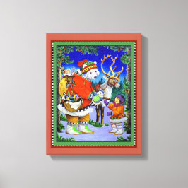 Polarbjörn Gift Canvastryck