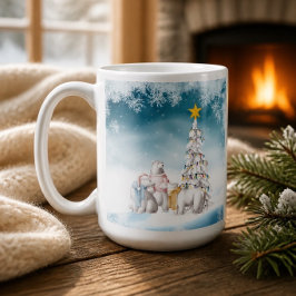 Polarbjörn God Jul Kaffe Mugg