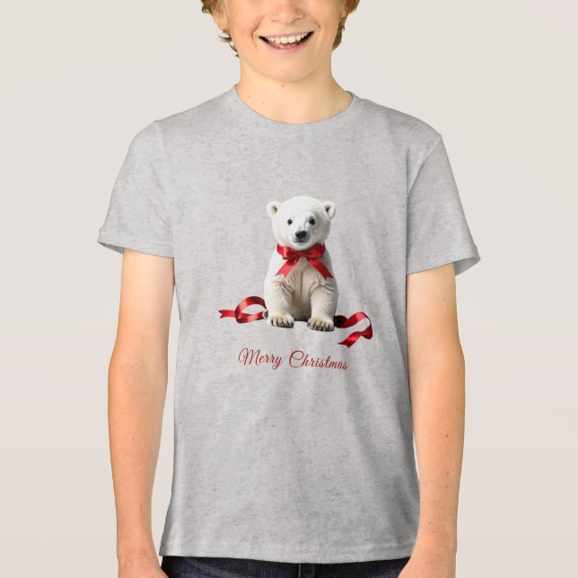 Polarbjörn jul semester t shirt (Framsida)