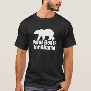 Polarbjörnar för Obama T-shirt