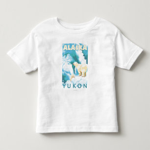Polarbjörnar & unge - Yukon, Alaska T Shirt