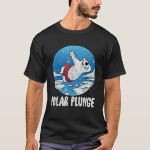 Polardopp Isstörtning Rolig Isbjörn Vintersvett T Shirt