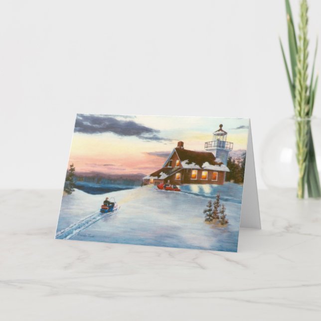 Polaris Sunset Blank Card Kort (Framsida)