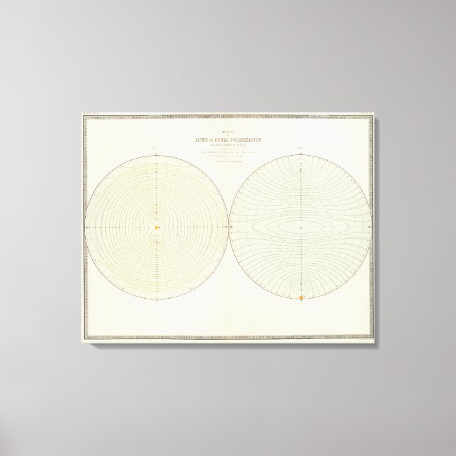 polariseringsklimat canvastryck (Framsida)