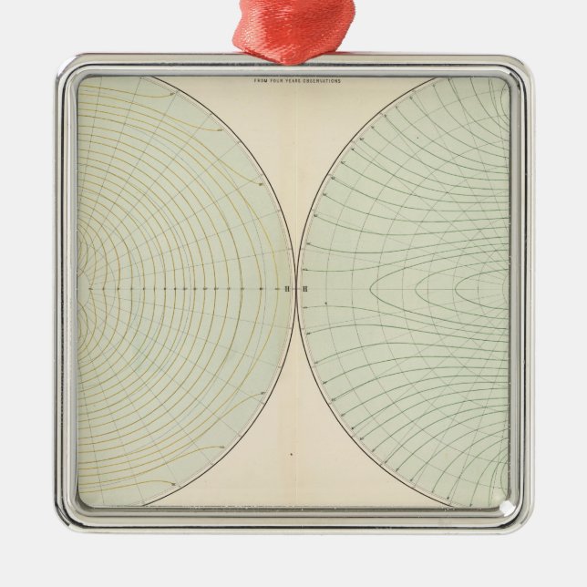 Polarizationatmosfär Julgransprydnad Metall (Framsidan)