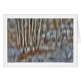 Polärkluster i Vind-kortet Hälsningskort