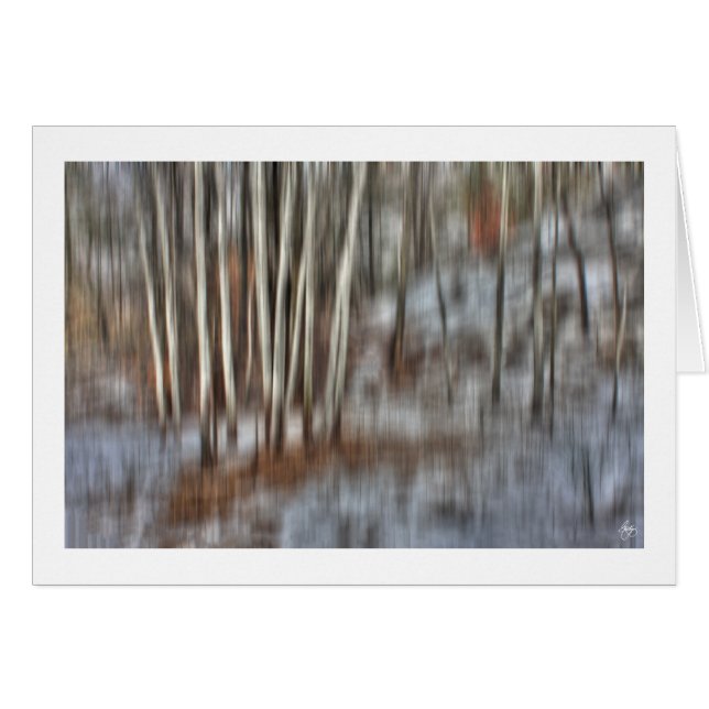 Polärkluster i Vind-kortet Hälsningskort (Framsidan Horizontal)