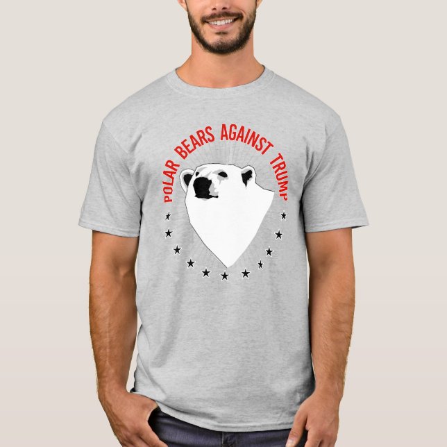 Polarna är emot trumpeter t shirt (Framsida)