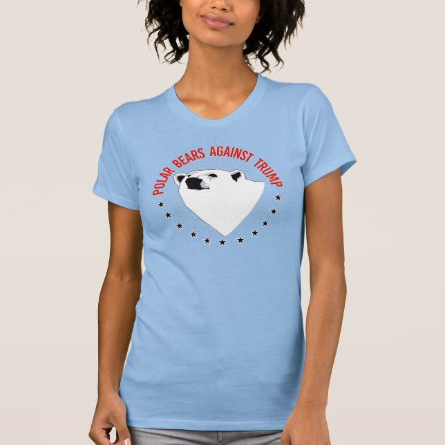 Polarna är emot trumpeter t shirt (Framsida)