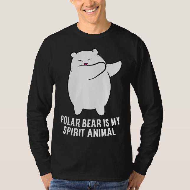 Polarna Bear Cute Polar Bear Älskare T Shirt (Framsida)