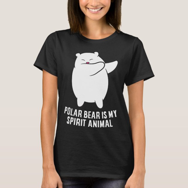 Polarna Bear Cute Polar Bear Älskare T Shirt (Framsida)