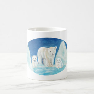 Polarna Bear Family Kaffemugg