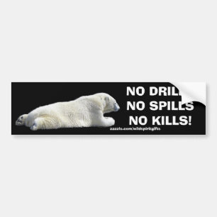 POLARNA BEAR SKADESTÅND FÖR ANTIFÖRORENING BILDEKAL