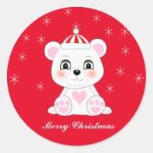 Polarna Bear & Snöflingor på Red