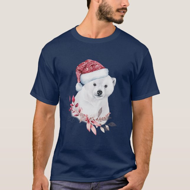 Polarna Bear Unge i julklapp T Shirt (Framsida)