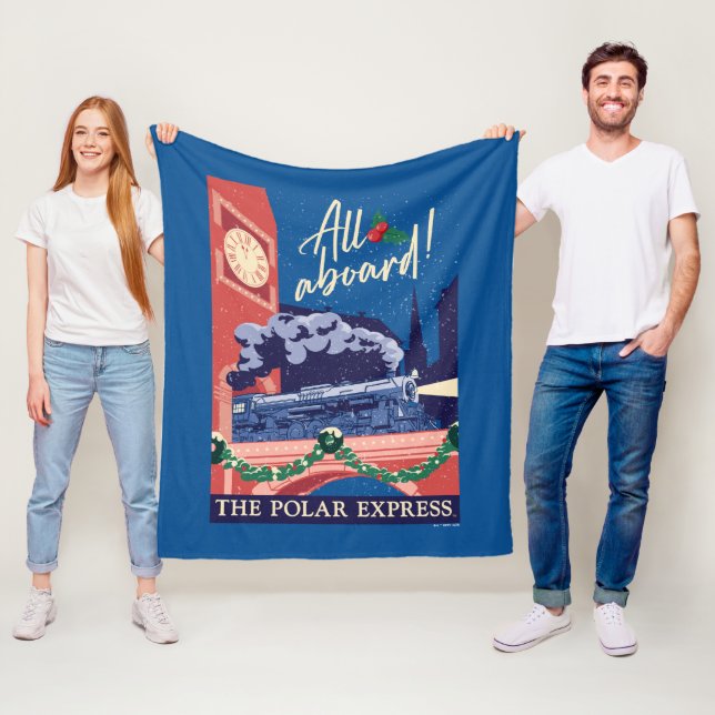Polarna Express - allt ombord! Fleecefilt (På plats)