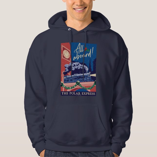 Polarna Express - allt ombord! Hoodie (Framsida)