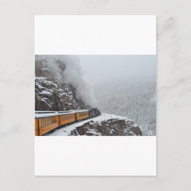 Polarna Express avrundar böjningen Vykort (Framsida)